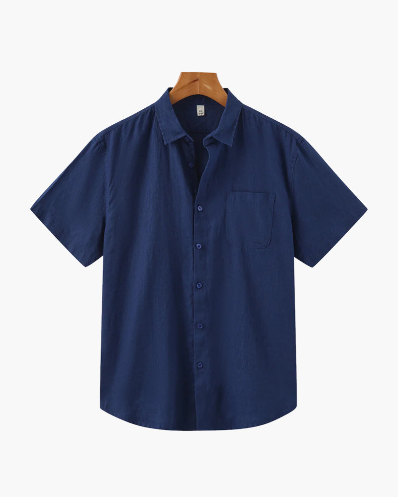 Capetown – Camisa de Lino Premium (Manga Corta)