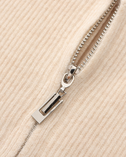 Sylt – Chaqueta de Punto 100% Cachemira (Con Cremallera)