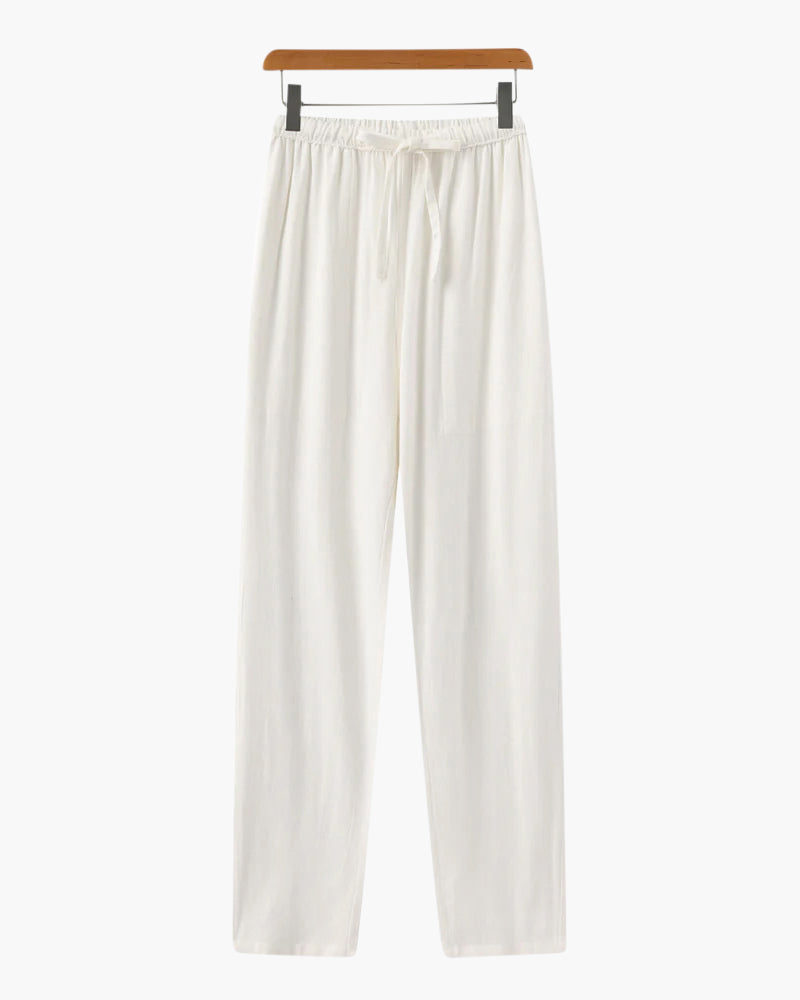 Marrakech – Pantalón de Lino Premium (Corte Entallado)