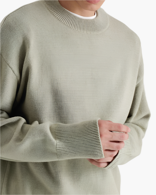 Davos – Jersey de Cuello Vuelto Premium (100% Lana)