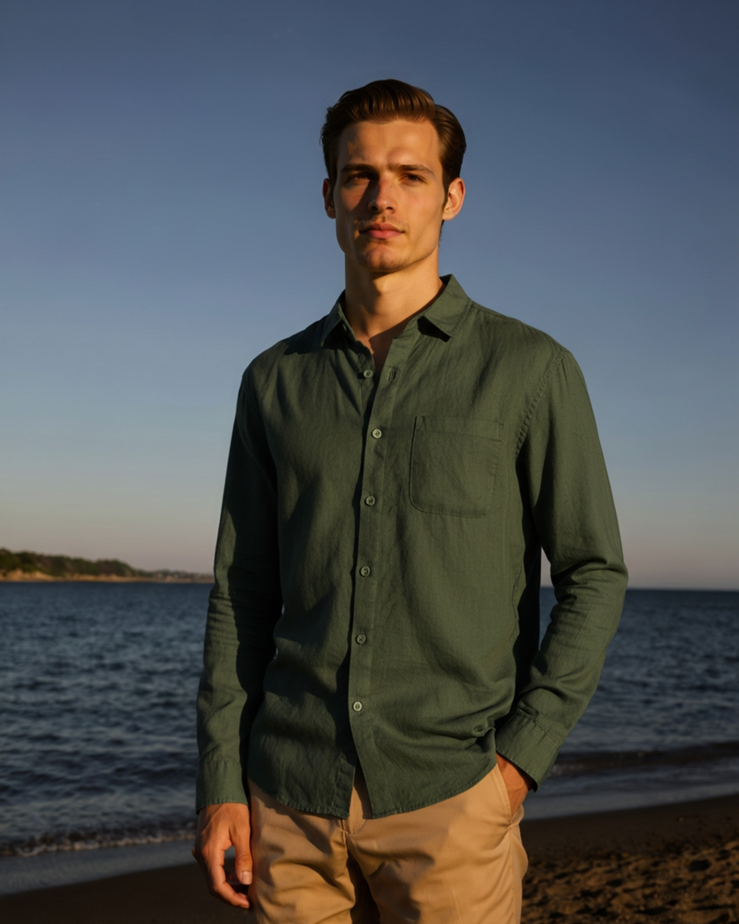 Capetown – Camisa de Lino Premium (Manga Larga)