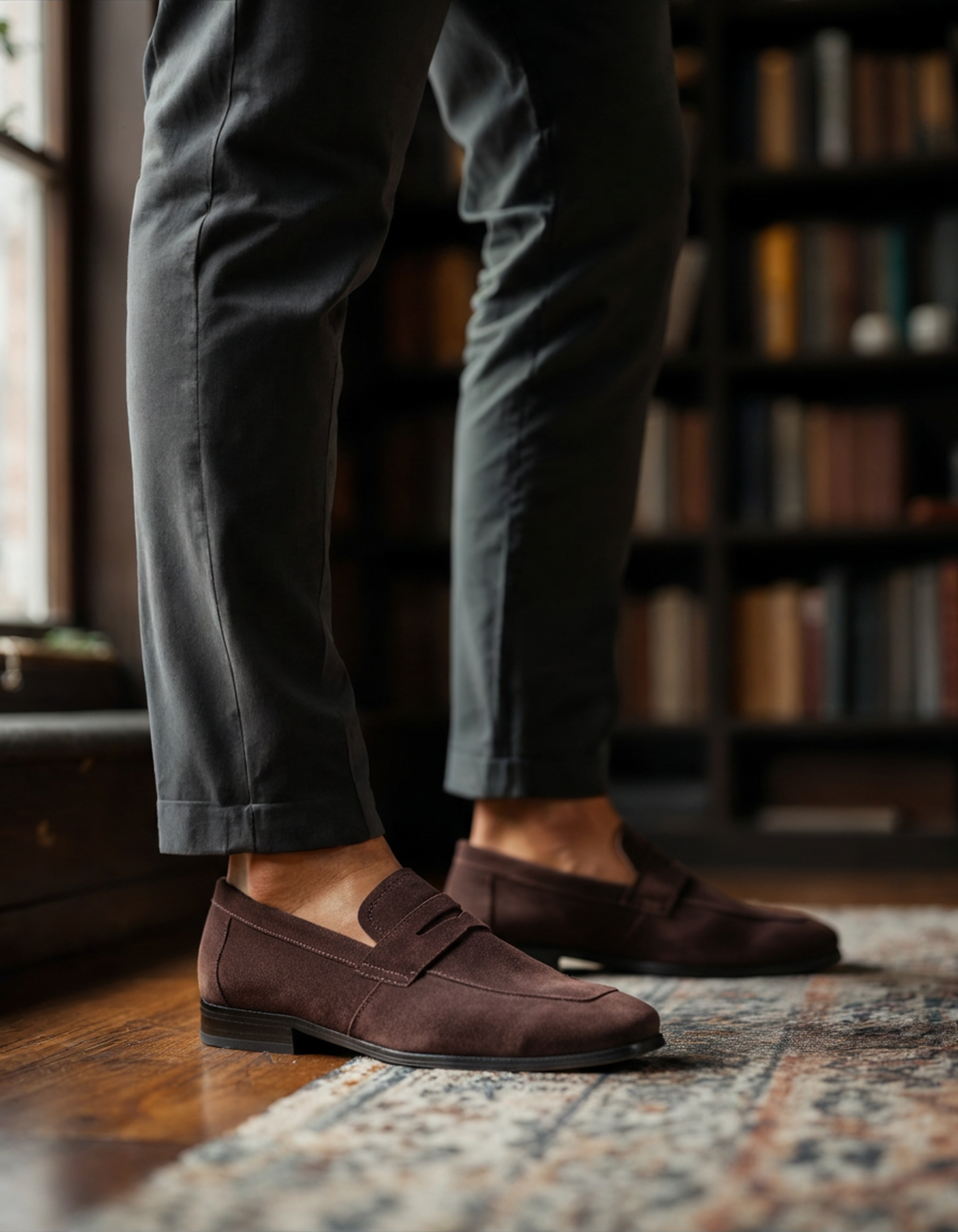 Cambridge – Mocasín Penny Clásico (Ante Premium)
