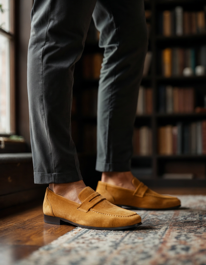 Cambridge – Mocasín Penny Clásico (Ante Premium)
