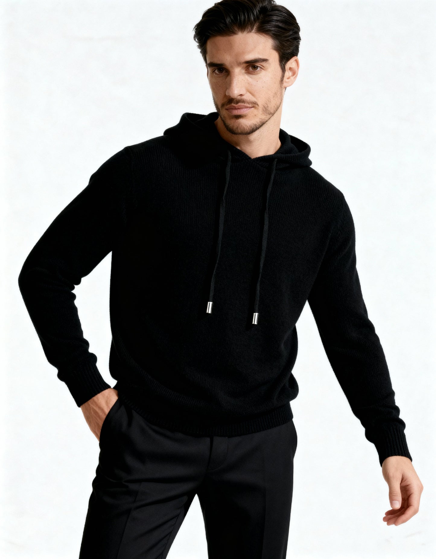 St. Moritz – Sudadera con Capucha 100% Cachemira (Edición Lujo)