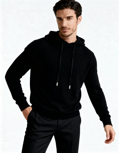 St. Moritz – Sudadera con Capucha 100% Cachemira (Edición Lujo)