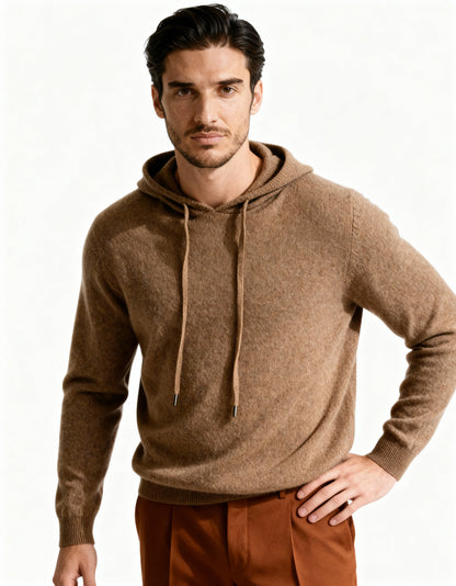 St. Moritz – Sudadera con Capucha 100% Cachemira (Edición Lujo)