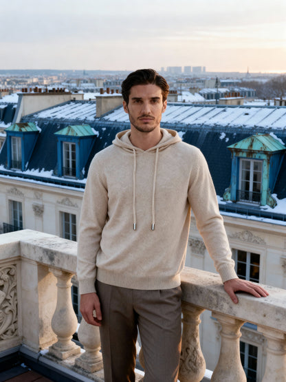 St. Moritz – Sudadera con Capucha 100% Cachemira (Edición Lujo)