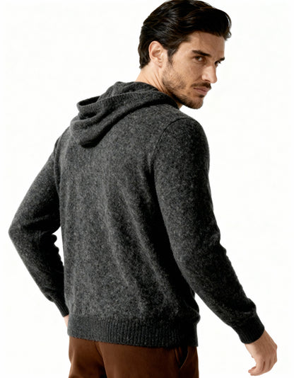 St. Moritz – Sudadera con Capucha 100% Cachemira (Edición Lujo)
