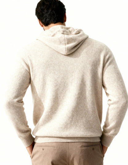 St. Moritz – Sudadera con Capucha 100% Cachemira (Edición Lujo)