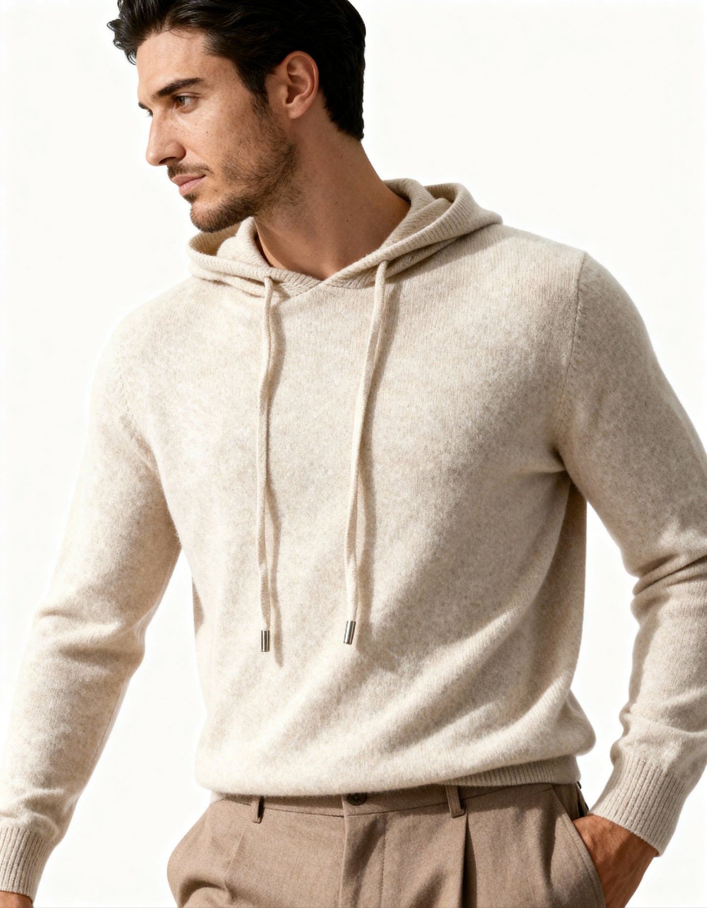St. Moritz – Sudadera con Capucha 100% Cachemira (Edición Lujo)