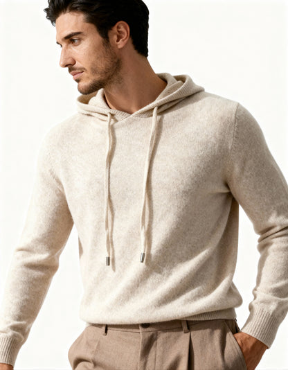 St. Moritz – Sudadera con Capucha 100% Cachemira (Edición Lujo)