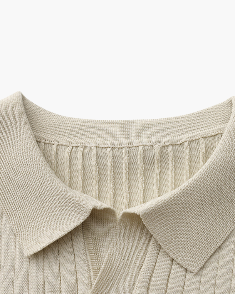 Siena – Polo de Punto Canalé Premium
