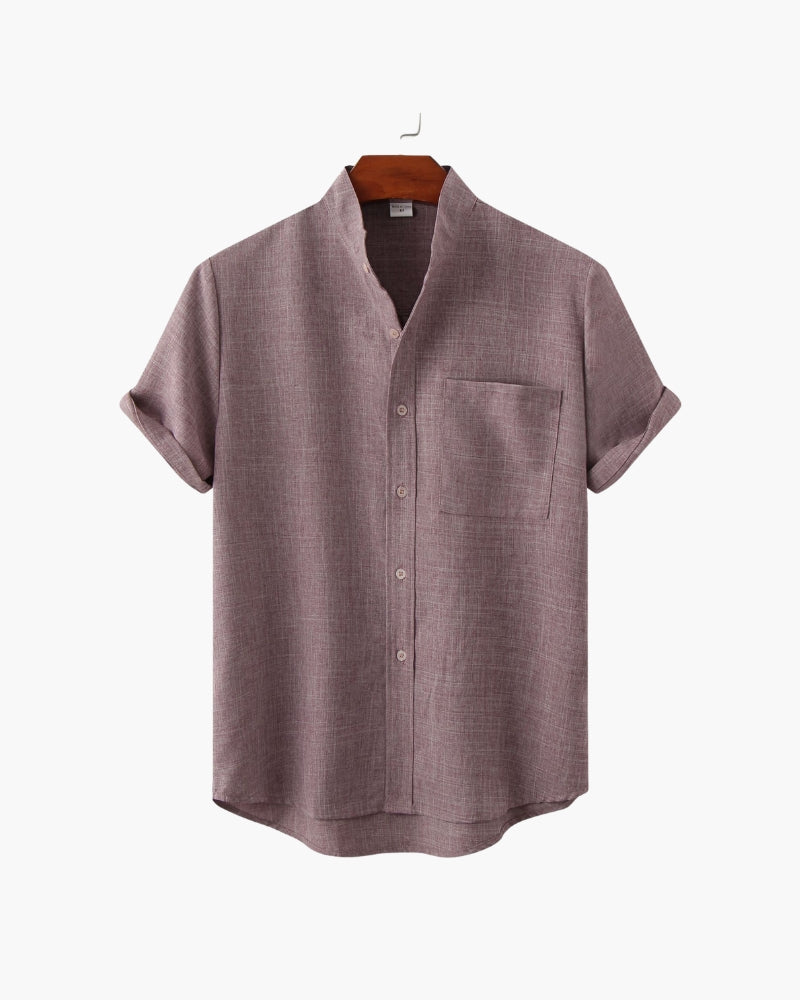 Mandarin – Camisa de Verano Premium (Cuello Mao)