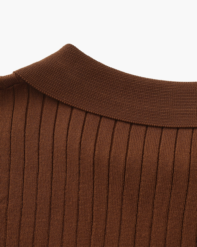 Siena – Polo de Punto Canalé Premium