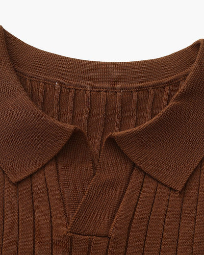 Siena – Polo de Punto Canalé Premium