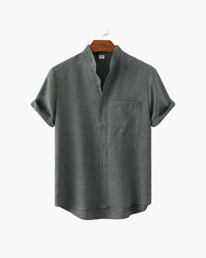 Mandarin – Camisa de Verano Premium (Cuello Mao)