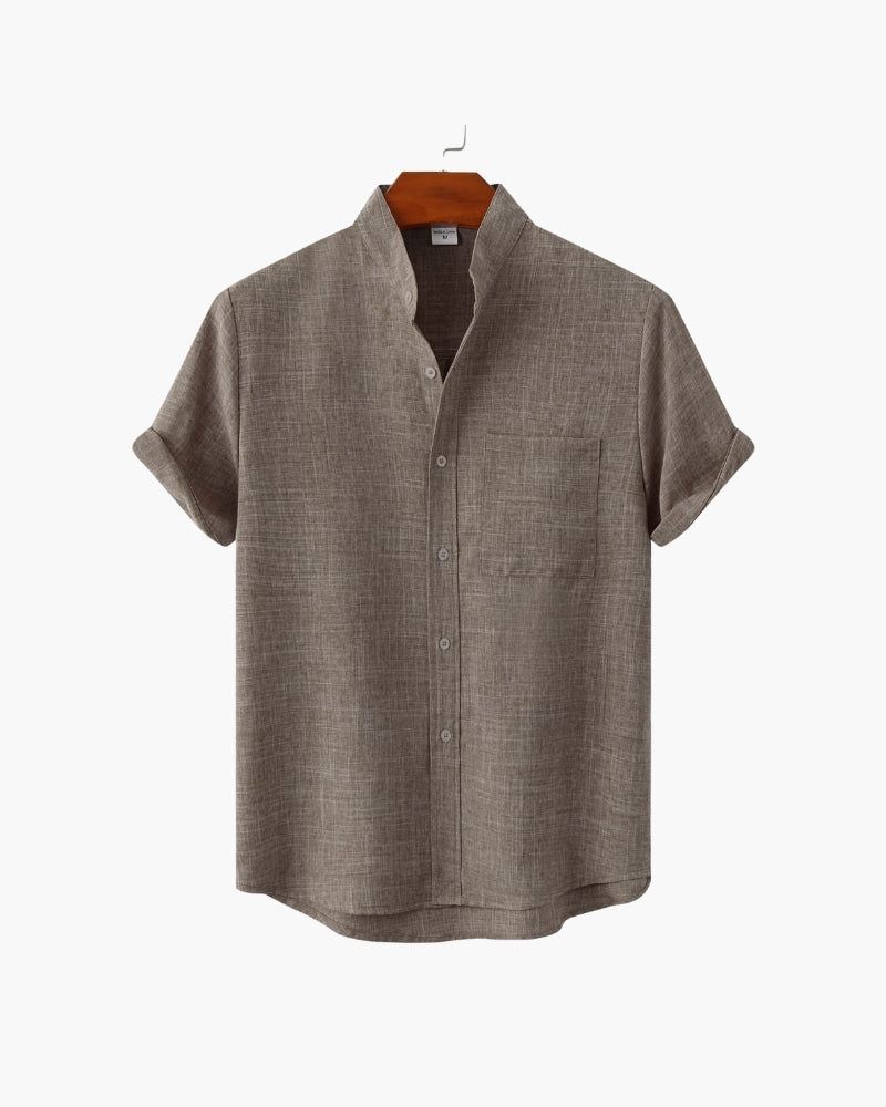Mandarin – Camisa de Verano Premium (Cuello Mao)
