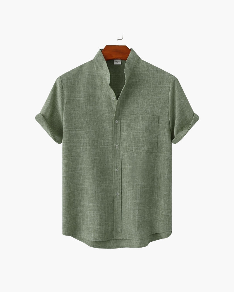 Mandarin – Camisa de Verano Premium (Cuello Mao)