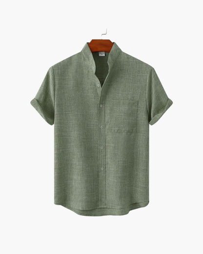Mandarin – Camisa de Verano Premium (Cuello Mao)