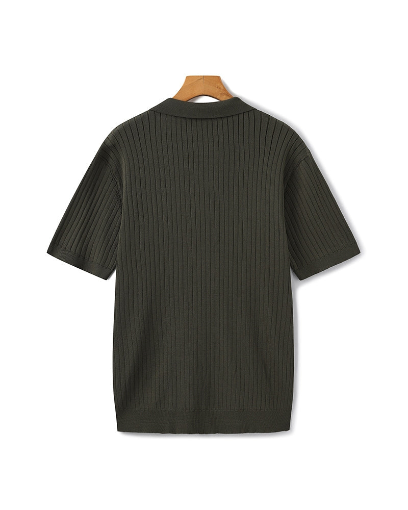 Siena – Polo de Punto Canalé Premium