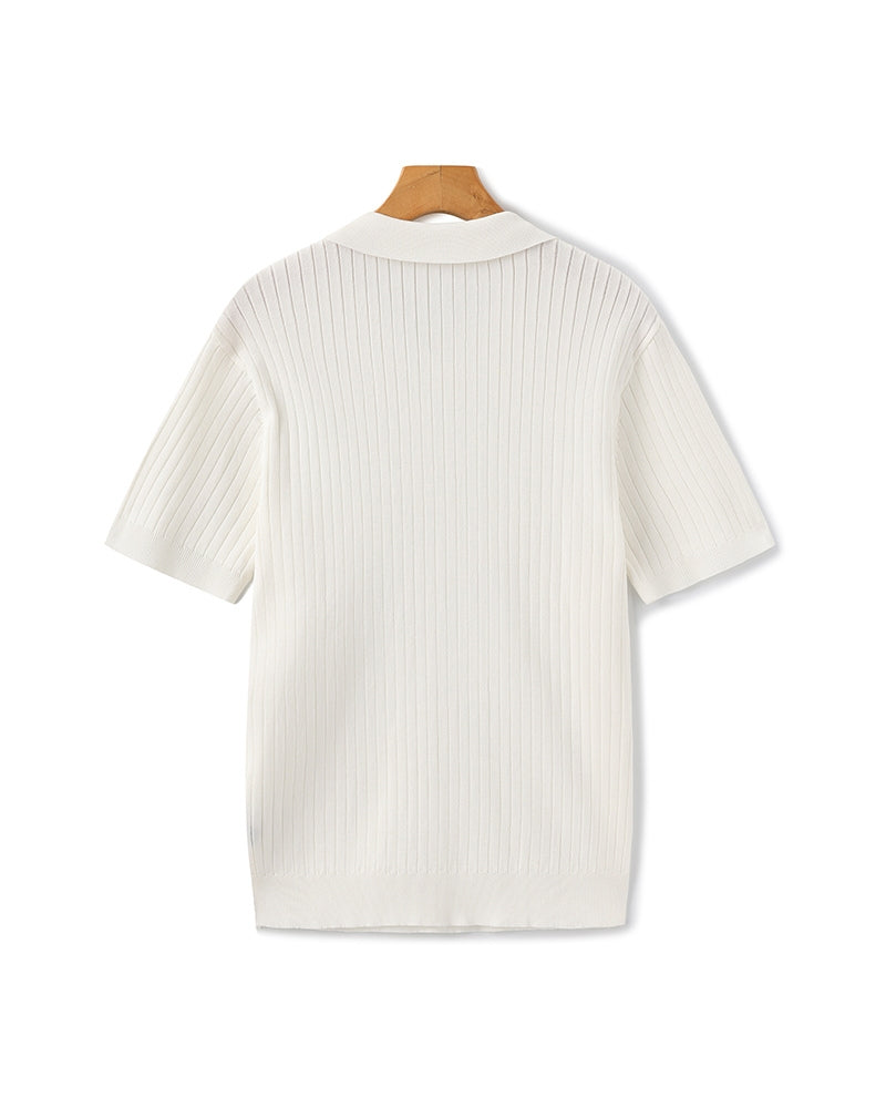 Siena – Polo de Punto Canalé Premium