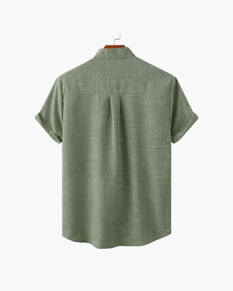 Mandarin – Camisa de Verano Premium (Cuello Mao)