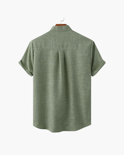 Mandarin – Camisa de Verano Premium (Cuello Mao)