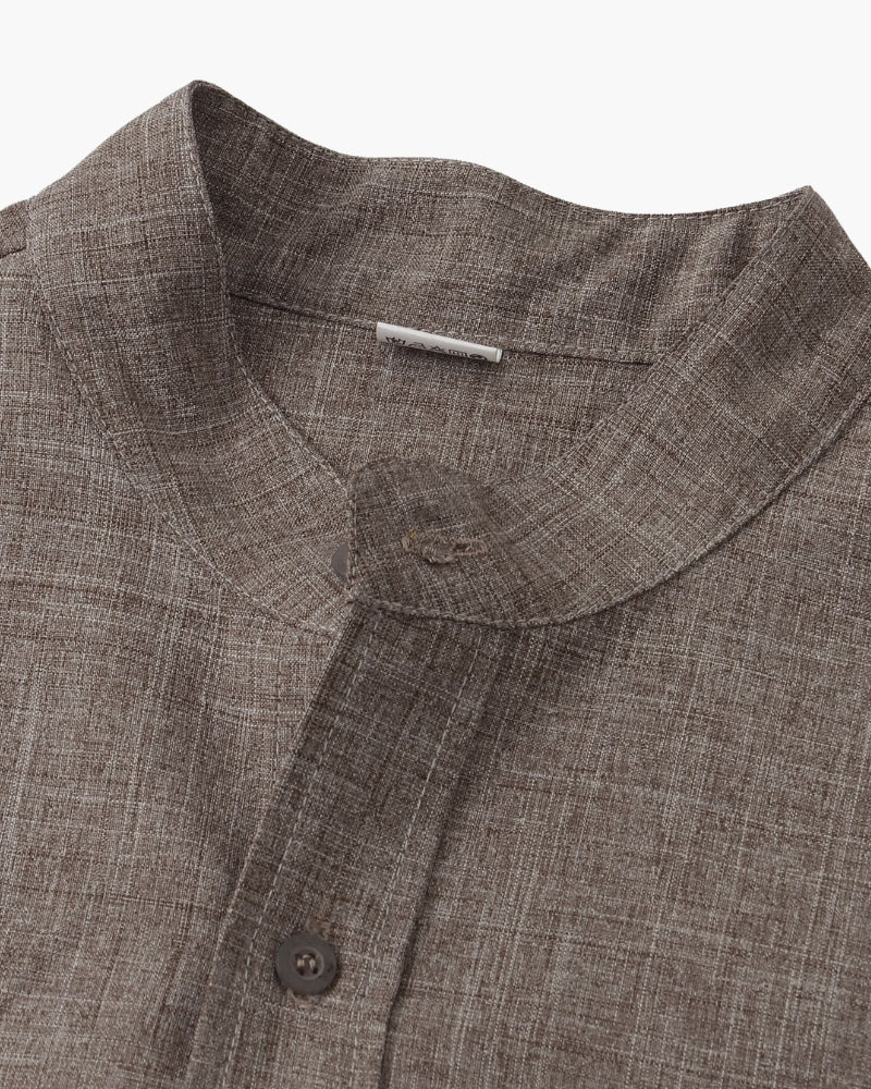 Mandarin – Camisa de Verano Premium (Cuello Mao)