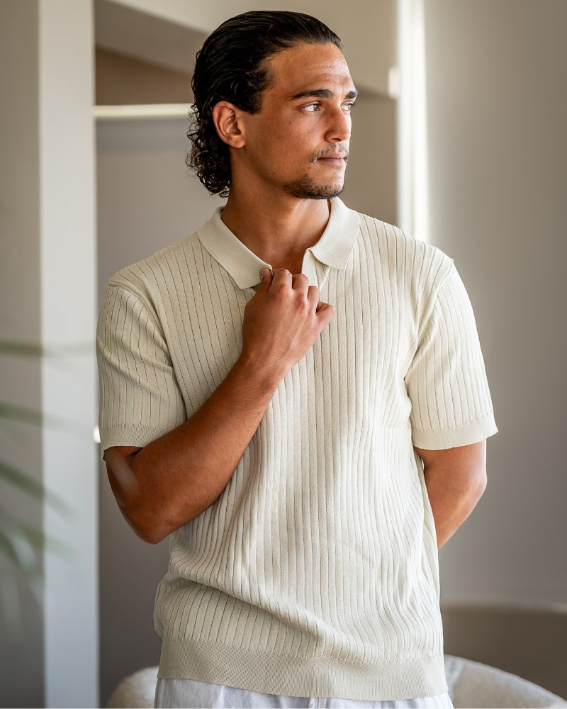Siena – Polo de Punto Canalé Premium