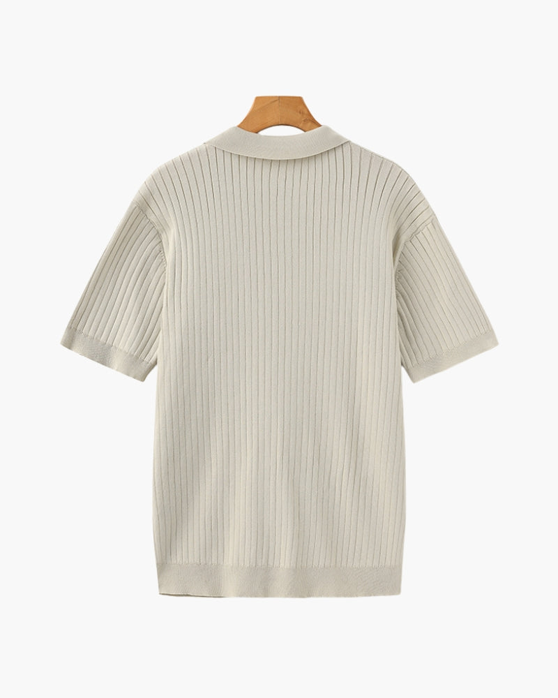 Siena – Polo de Punto Canalé Premium