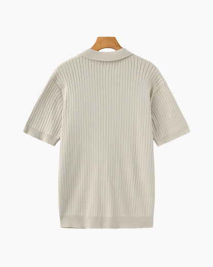 Siena – Polo de Punto Canalé Premium