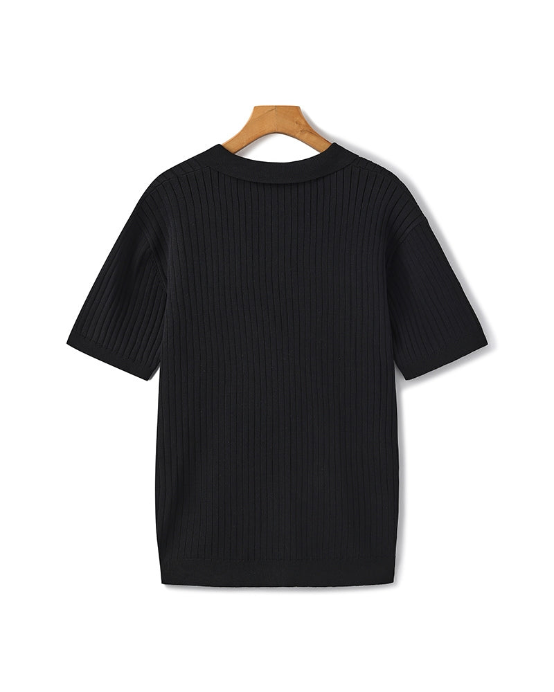 Siena – Polo de Punto Canalé Premium