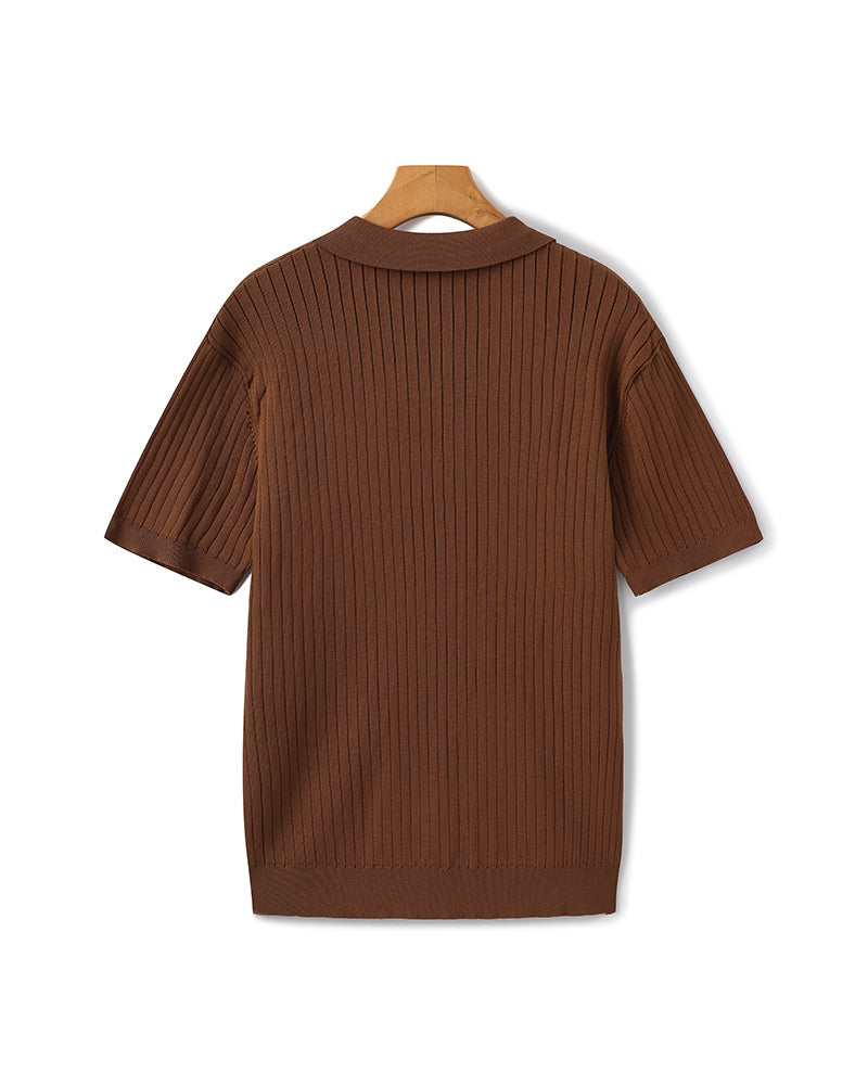 Siena – Polo de Punto Canalé Premium
