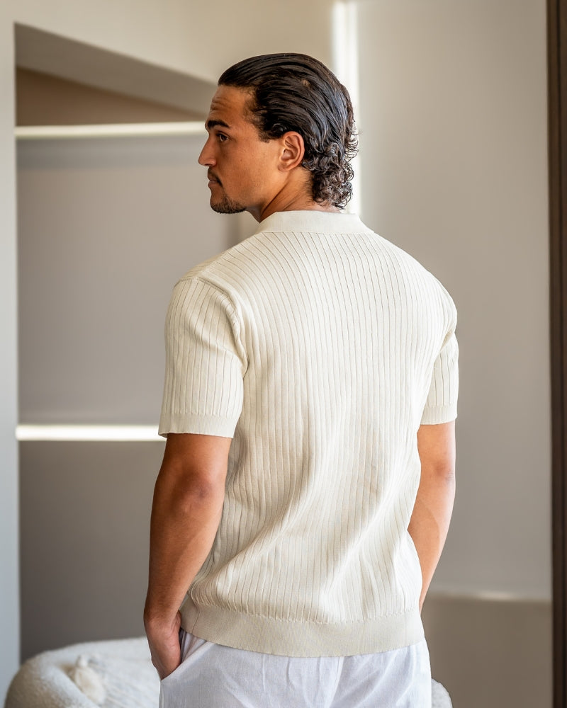 Siena – Polo de Punto Canalé Premium