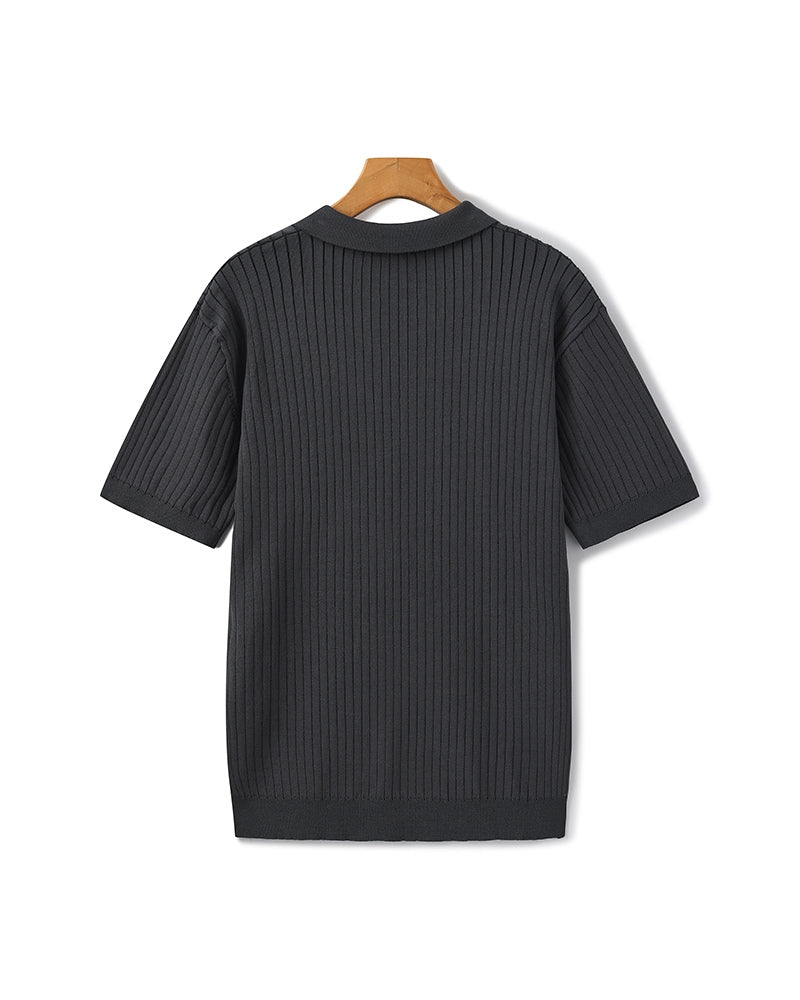 Siena – Polo de Punto Canalé Premium