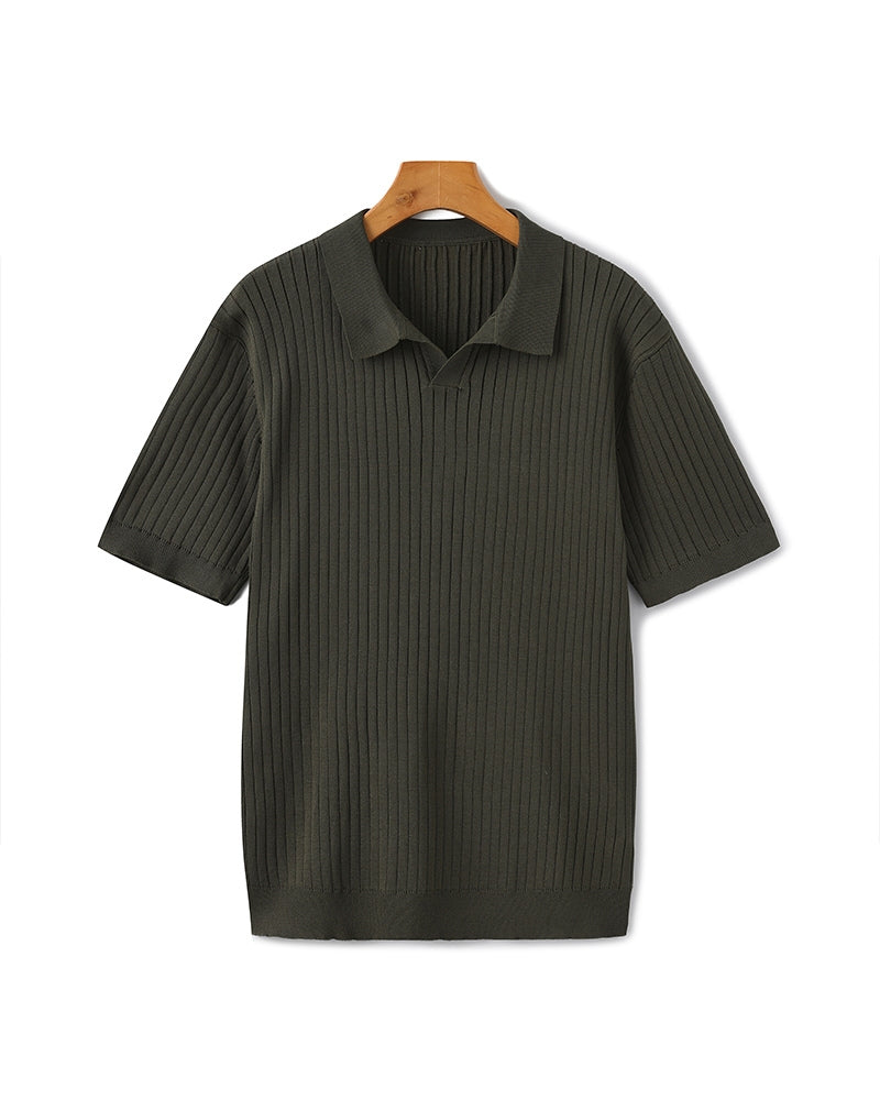 Siena – Polo de Punto Canalé Premium