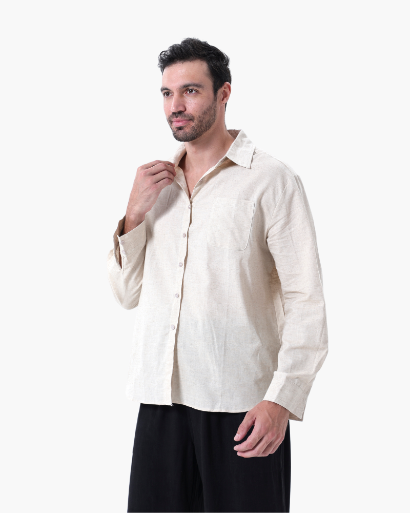 St. Tropez – Conjunto de Lino Premium (2 piezas, Manga Larga)