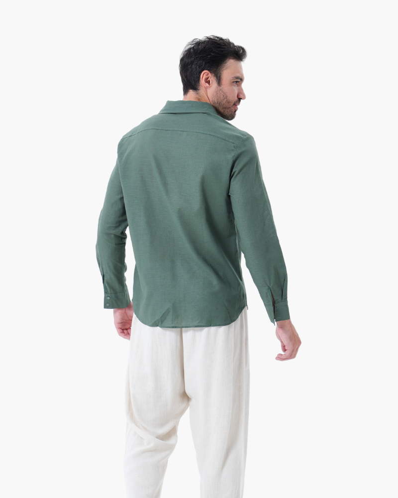 St. Tropez – Conjunto de Lino Premium (2 piezas, Manga Larga)