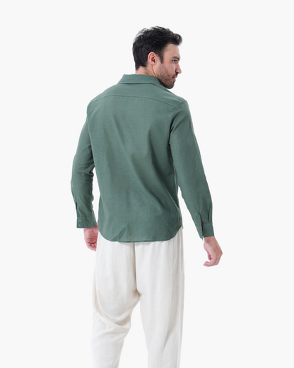 St. Tropez – Conjunto de Lino Premium (2 piezas, Manga Larga)