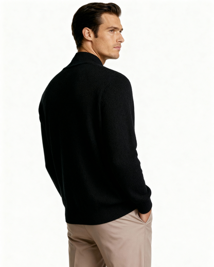 Sylt – Chaqueta de Punto 100% Cachemira (Con Cremallera)