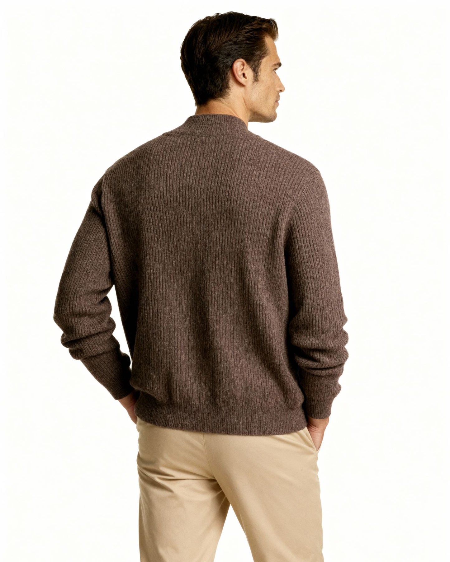 Sylt – Chaqueta de Punto 100% Cachemira (Con Cremallera)