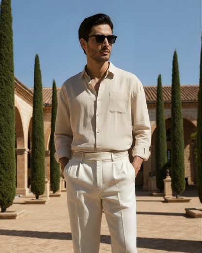 Capetown – Camisa de Lino Premium (Manga Larga)