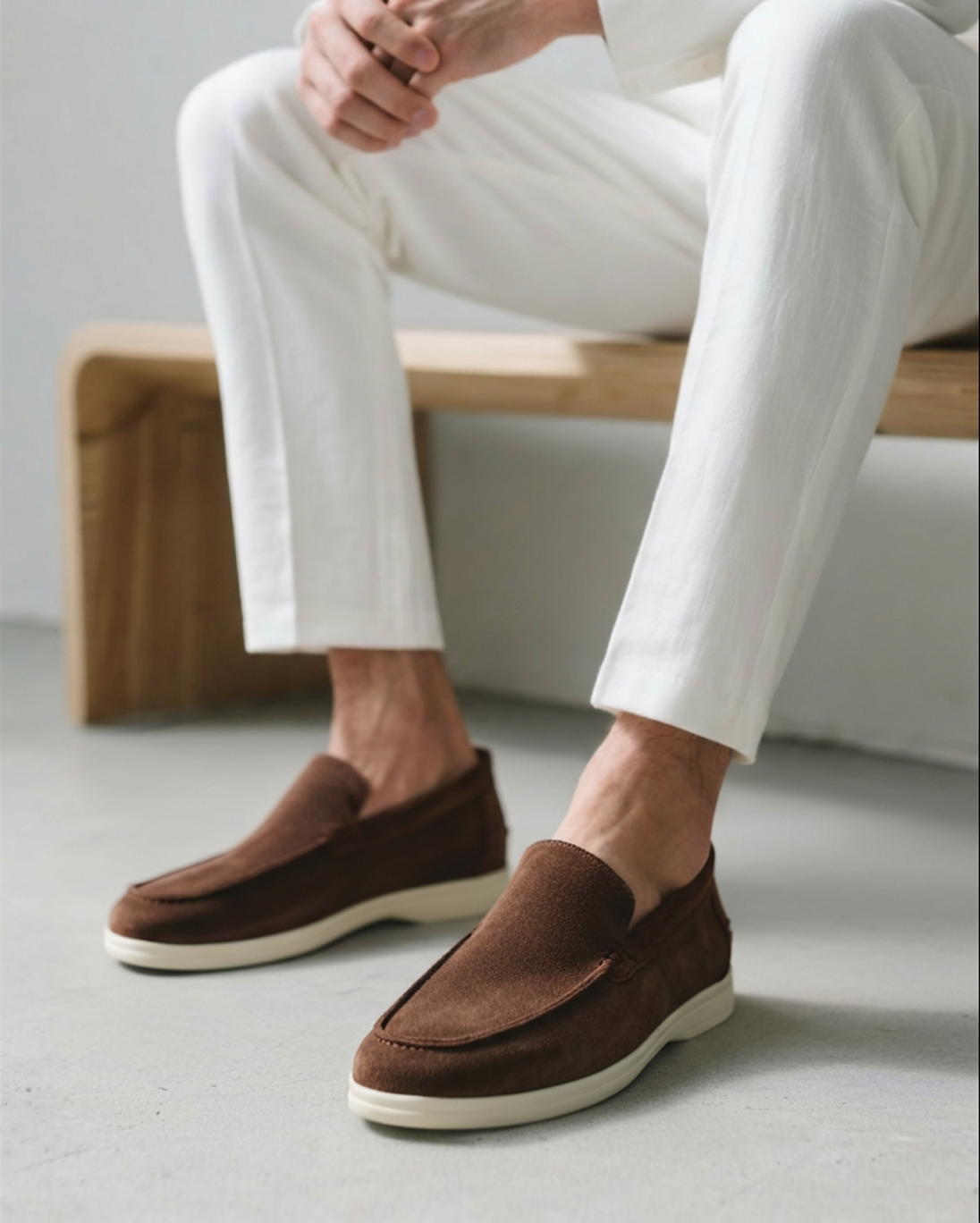 Capri – Mocasín Premium de Ante (Suela Confort)