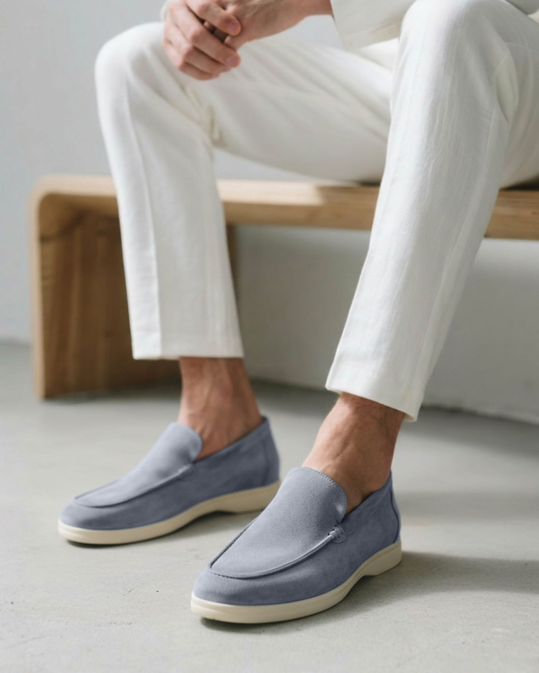 Capri – Mocasín Premium de Ante (Suela Confort)