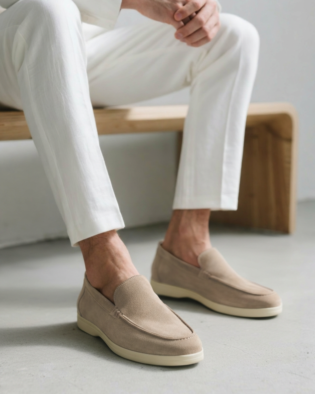 Capri – Mocasín Premium de Ante (Suela Confort)