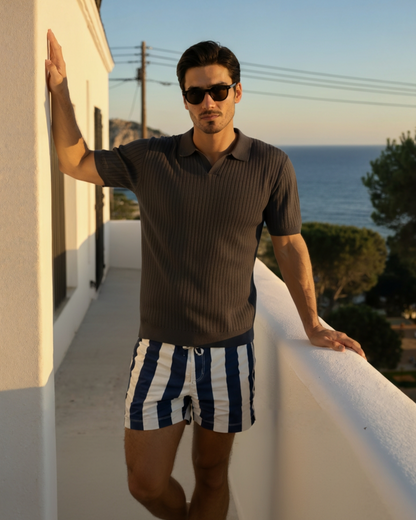 Siena – Polo de Punto Canalé Premium